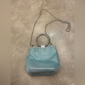 Y2K Mini Beaded Shoulder Bag – Aqua